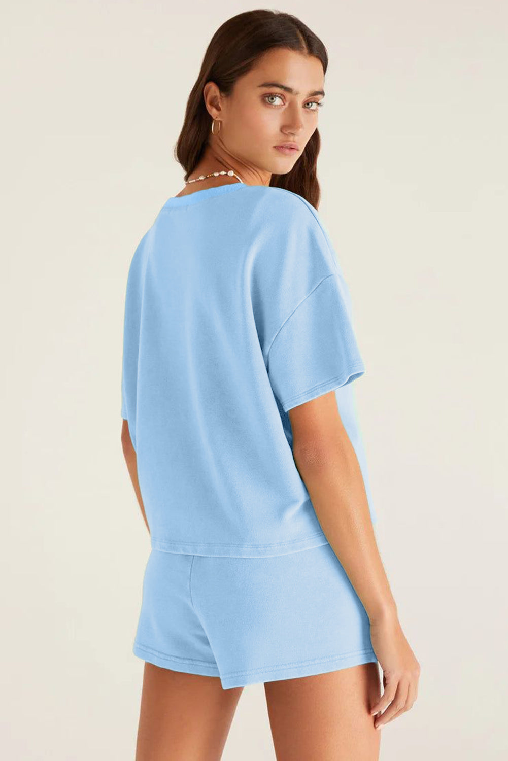 Blue two piece set