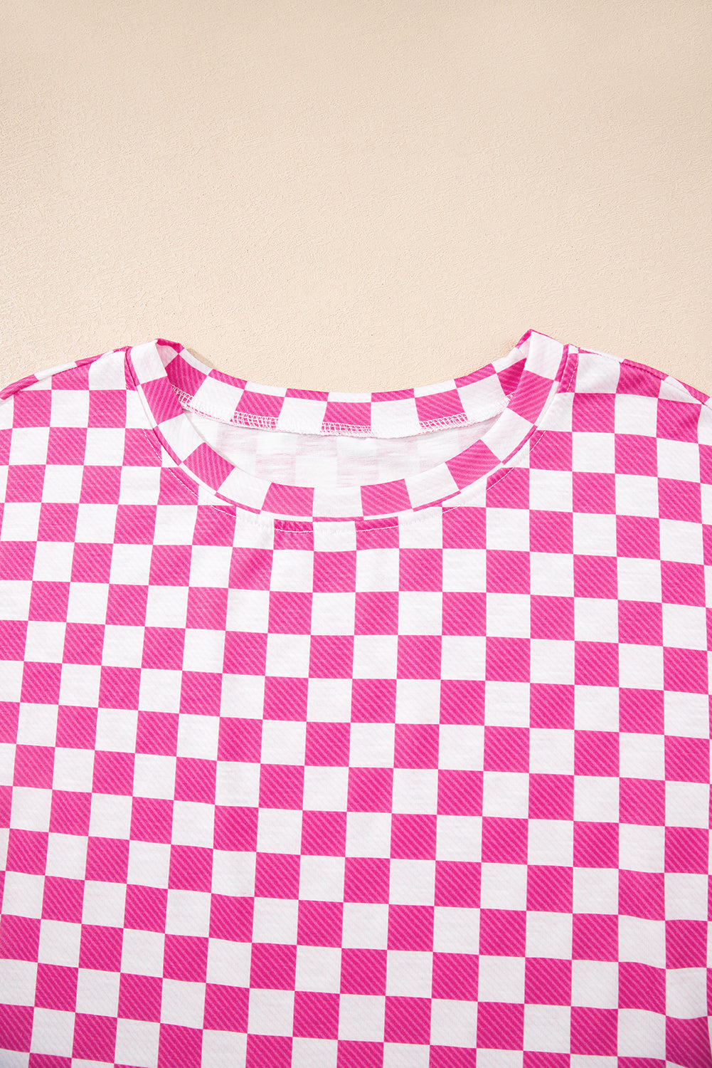 Pink Checkerboard 2 Piece Outfit