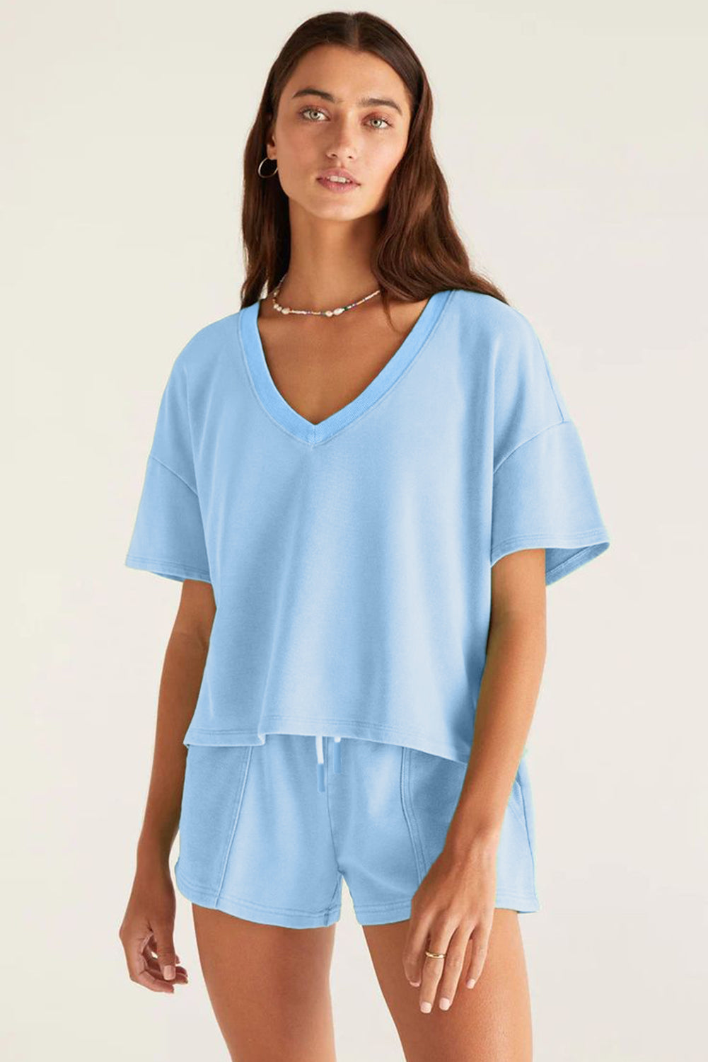 Blue two piece set