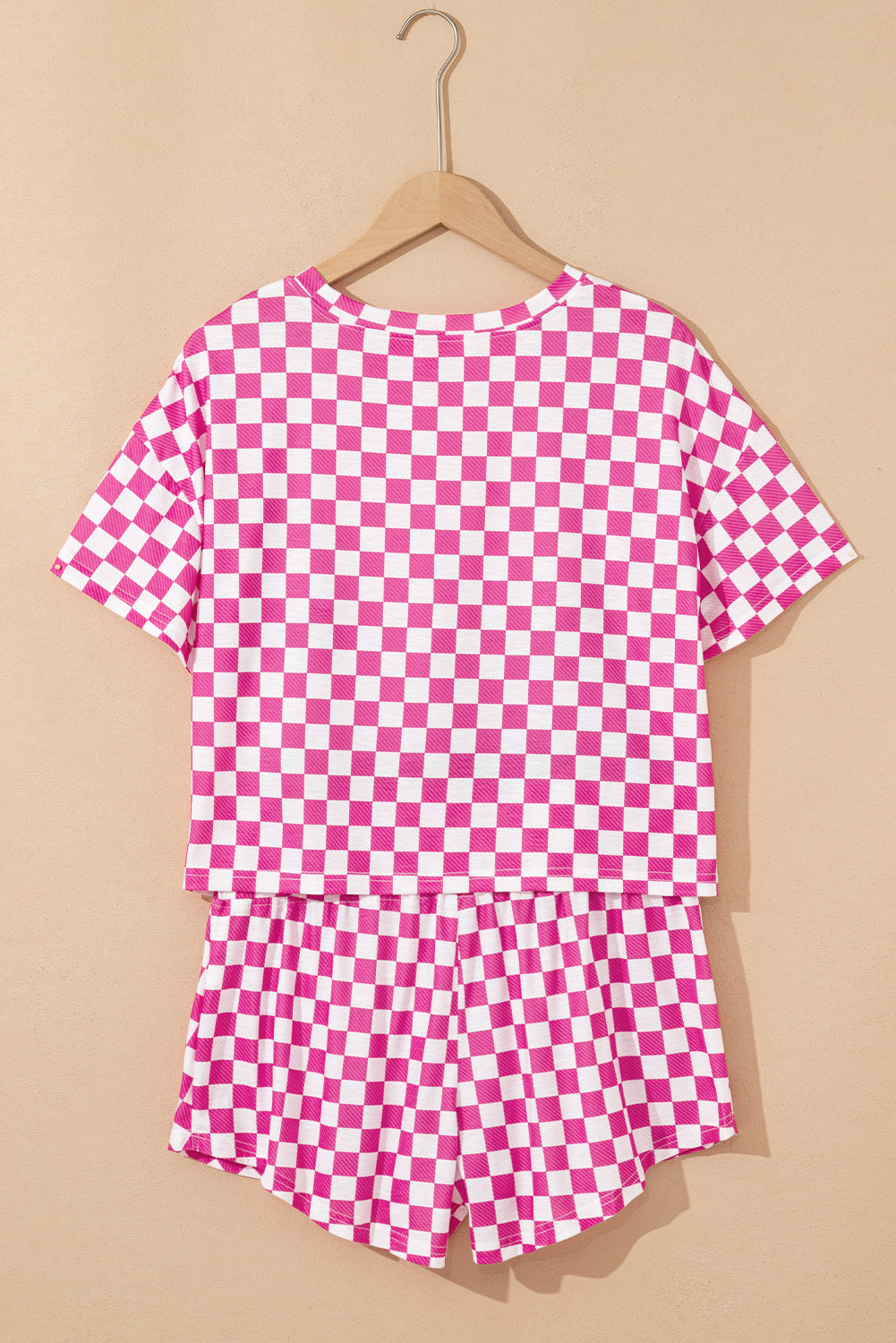 Pink Checkerboard 2 Piece Outfit
