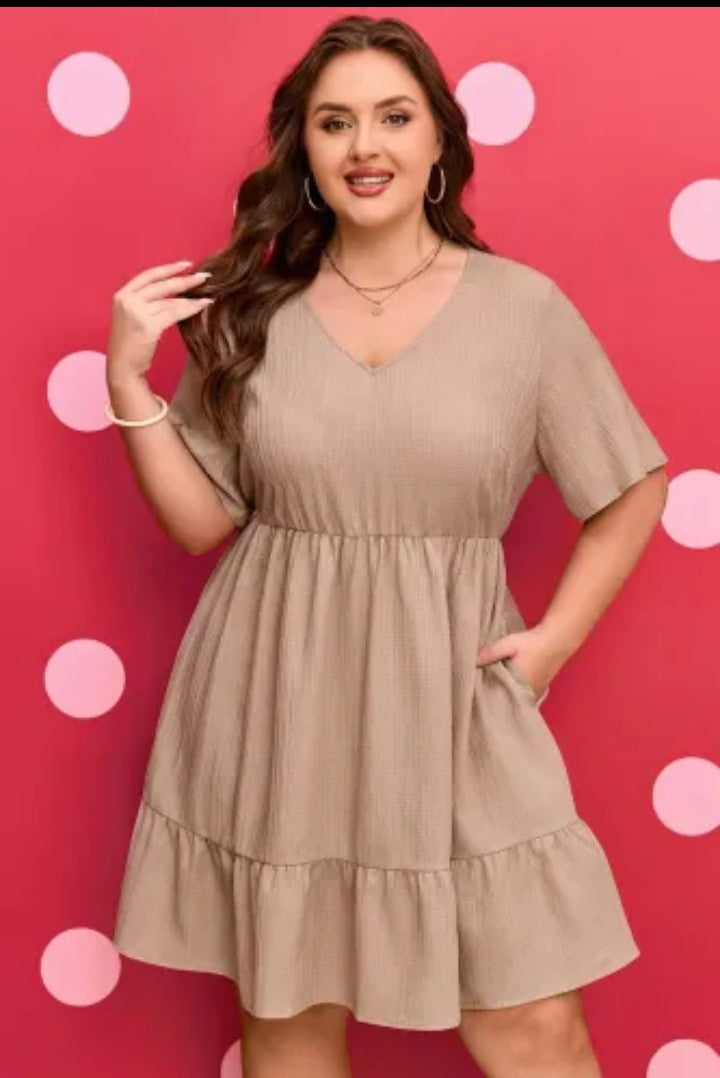 Khaki dress